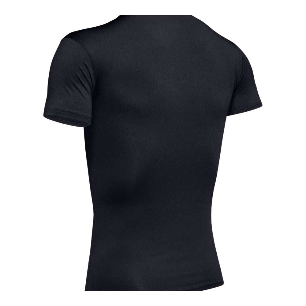 Under Armour Men's Compression T-Shirt, Black | All Security Equipment