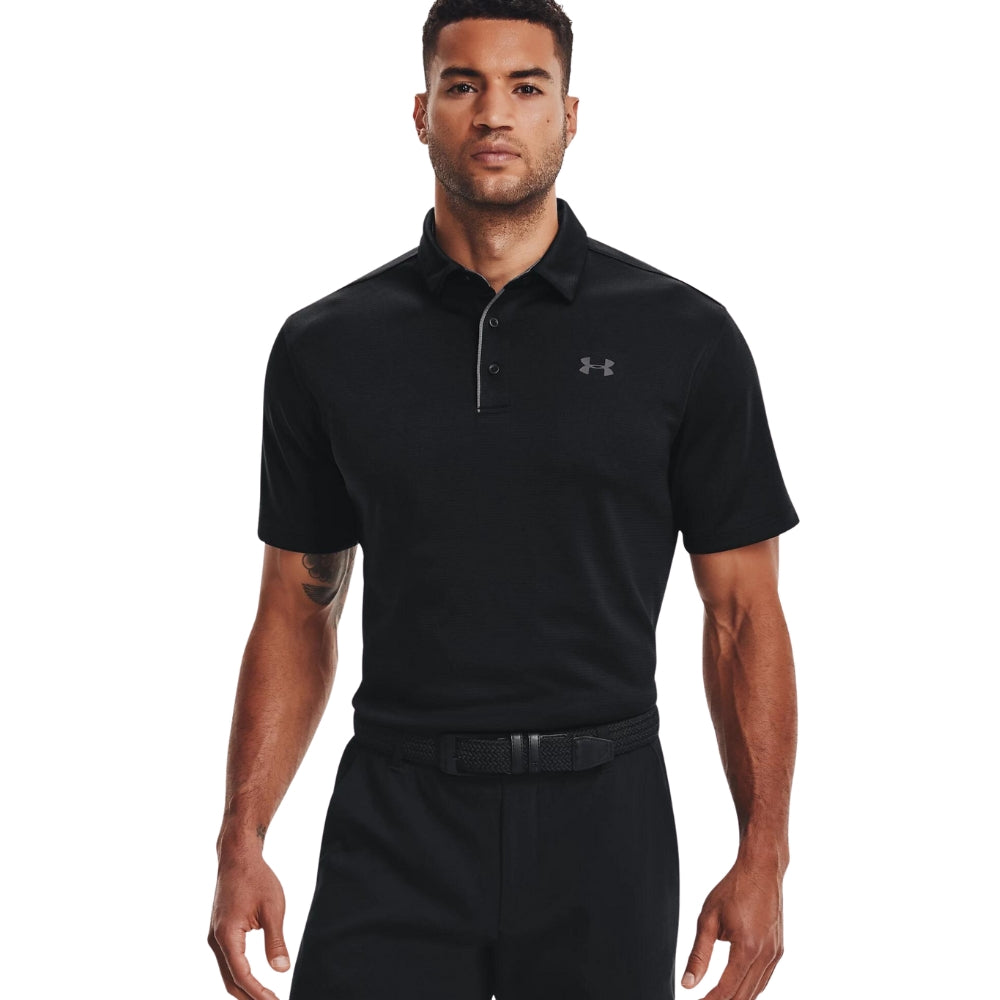 Under Armour Men's Tech Polo (Black) | All Security Equipment