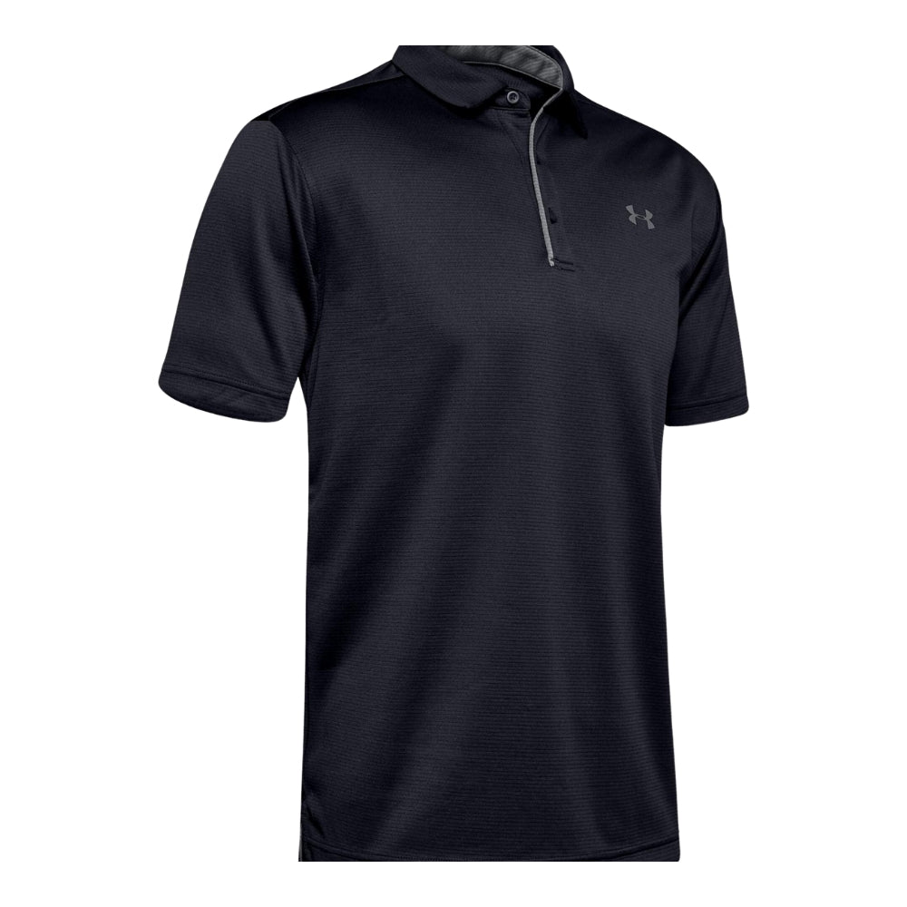 Under Armour Men's Tech Polo (Black) | All Security Equipment