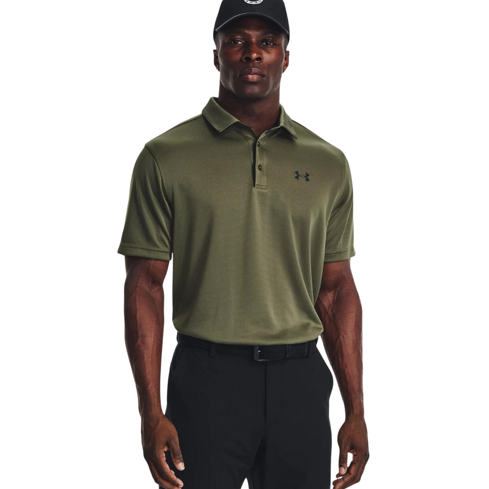 Under Armour Men's Tech Polo (OD Green/Black) | All Security Equipment