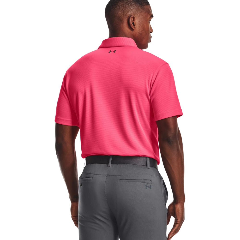 Under Armour Men's Tech Polo (Pink Shock) | All Security Equipment