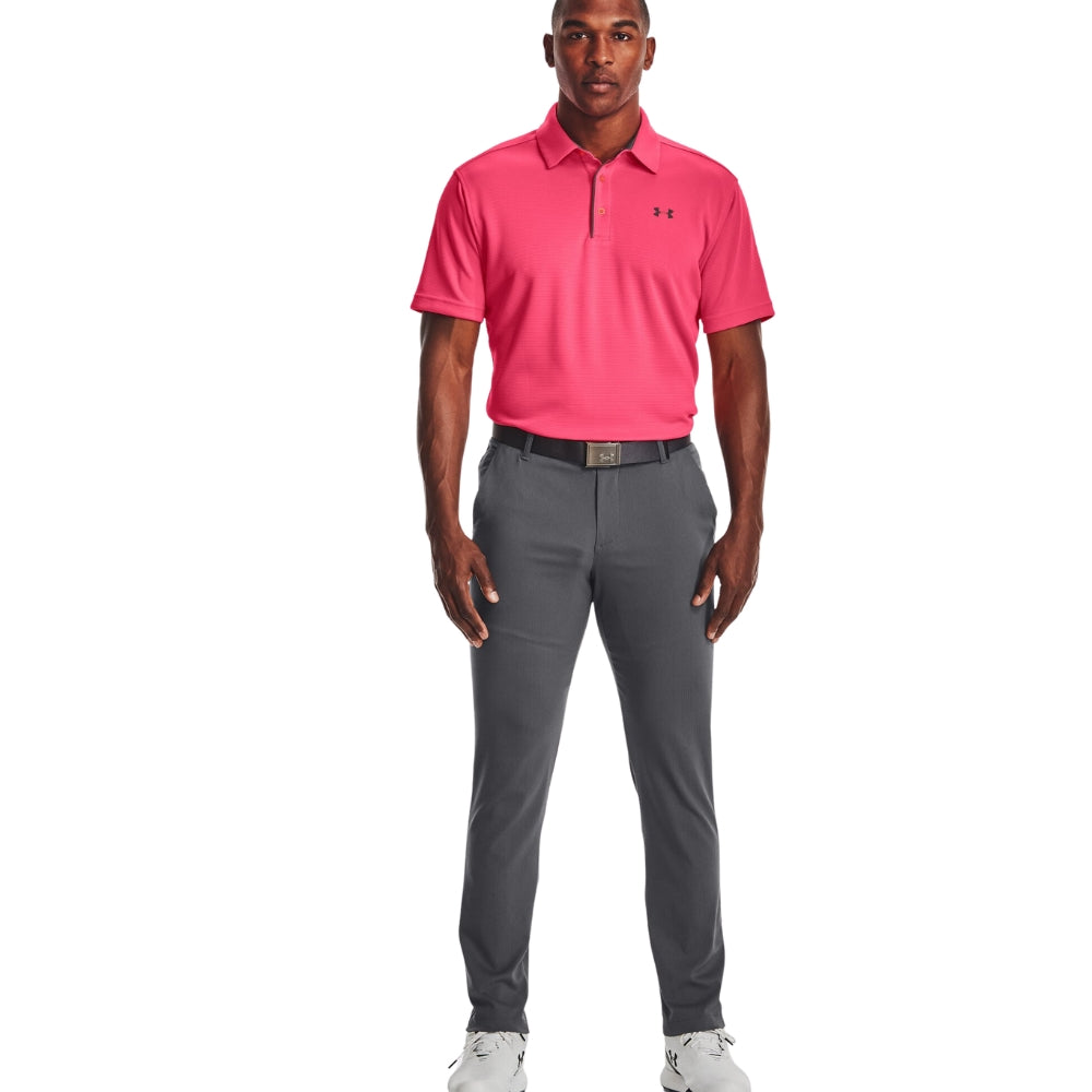 Under Armour Men's Tech Polo (Pink Shock) | All Security Equipment