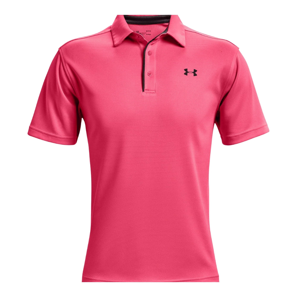 Under Armour Men's Tech Polo (Pink Shock) | All Security Equipment