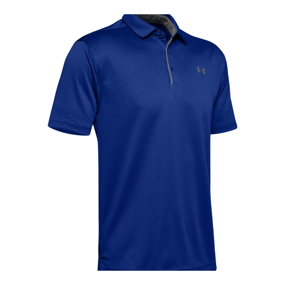 Under Armour Men's Tech Polo (Royal/Graphite) | All Security Equipment