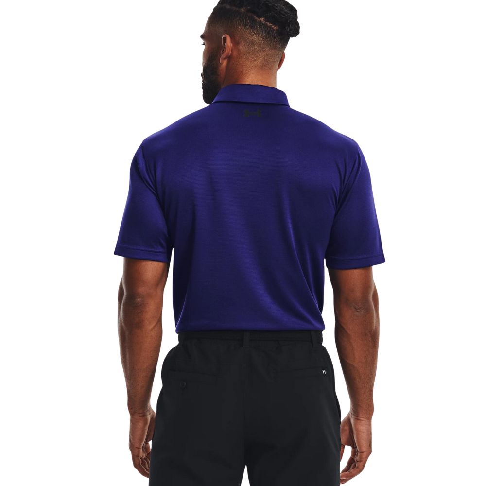 Under Armour Men's Tech Polo Sonar Blue/Black | All Security Equipment