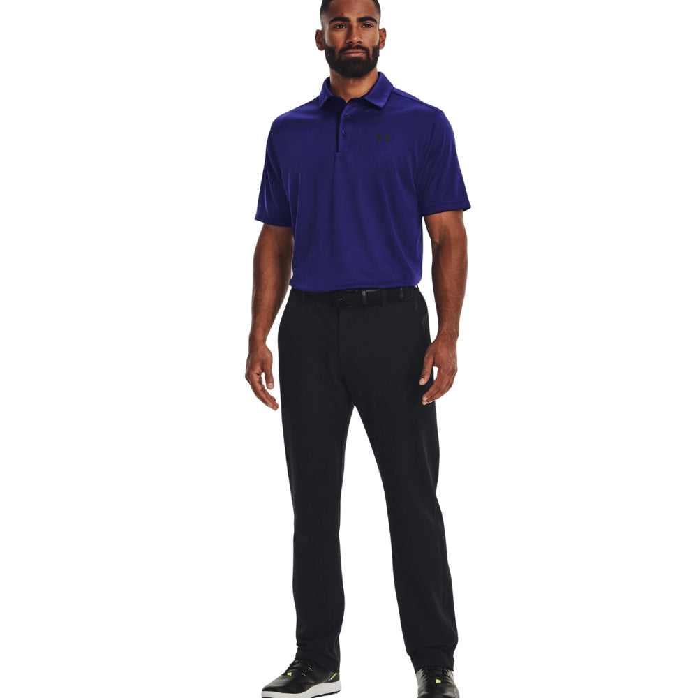 Under Armour Men's Tech Polo Sonar Blue/Black | All Security Equipment