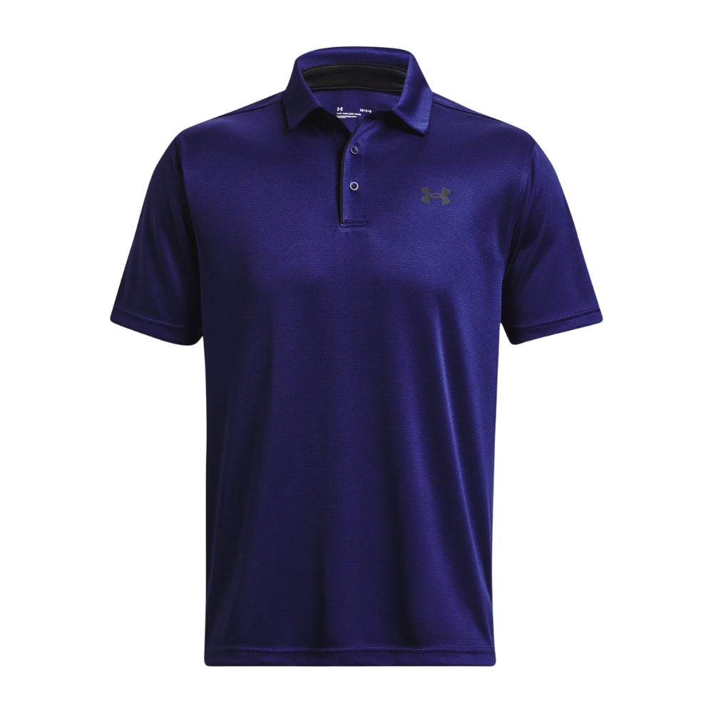 Under Armour Men's Tech Polo Sonar Blue/Black | All Security Equipment