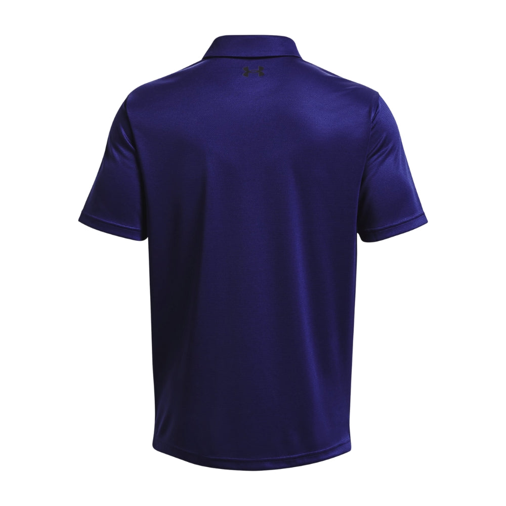 Under Armour Men's Tech Polo Sonar Blue/Black | All Security Equipment