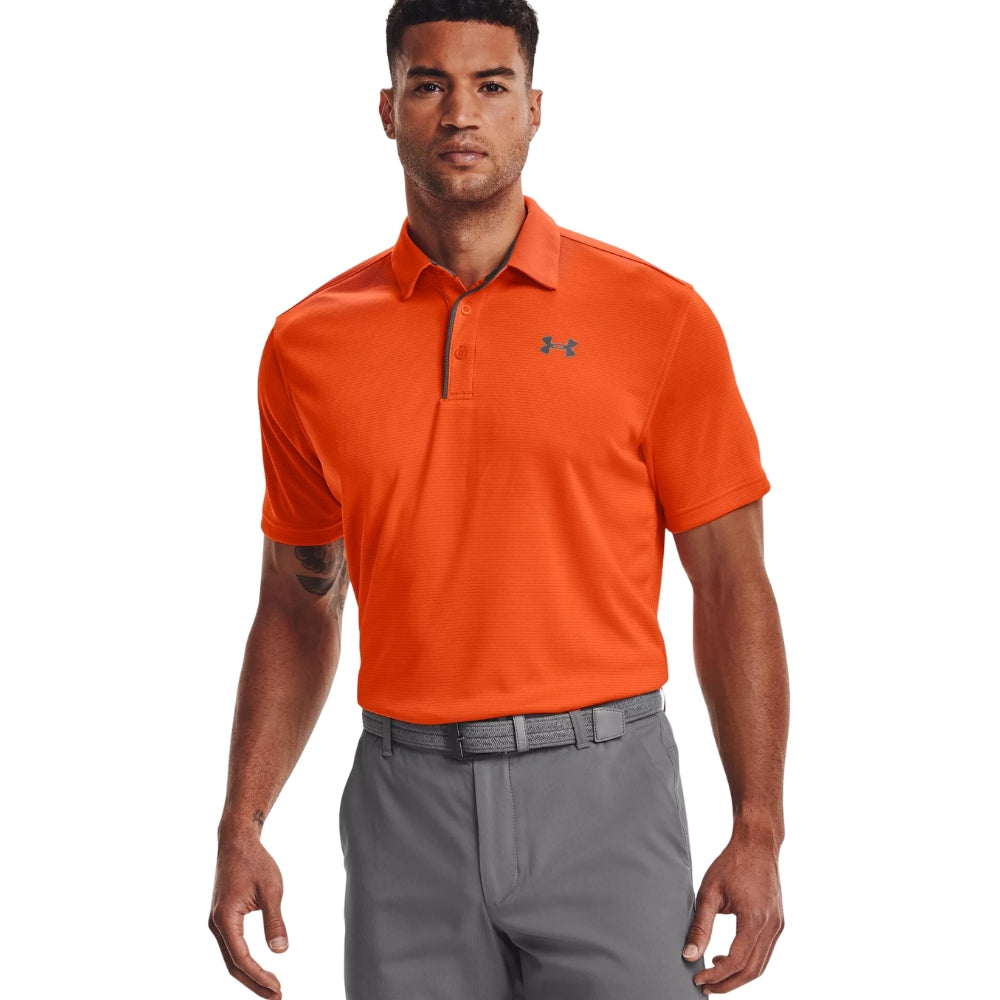 Under Armour Men's Tech Polo (Team Orange) | All Security Equipment