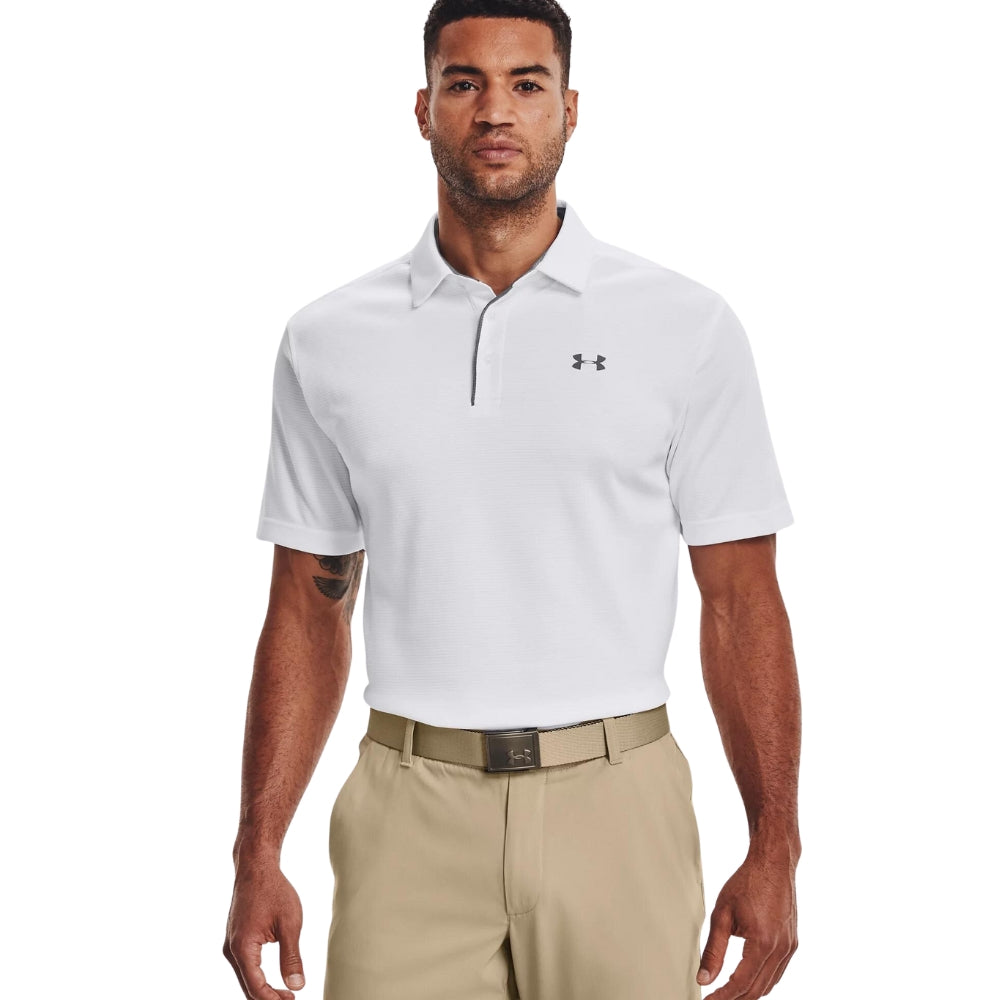 Under Armour Men's Tech Polo (White) | All Security Equipment