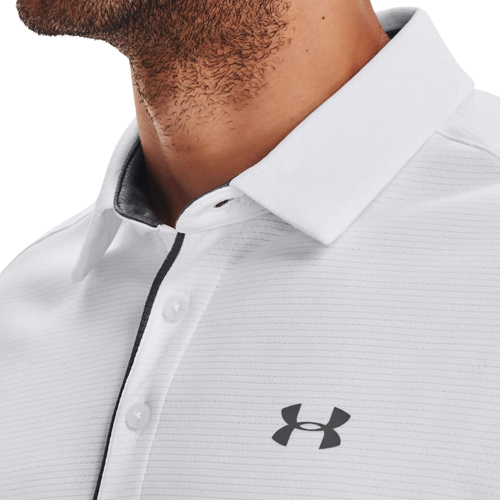 Under Armour Men's Tech Polo (White) | All Security Equipment