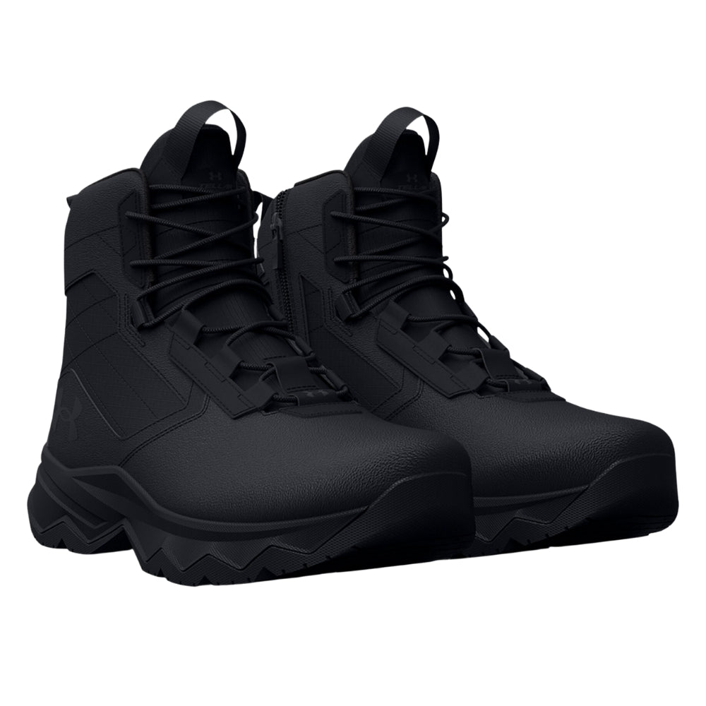 Under Armour Stellar G2 6" Side Zip Tactical Boots (Black)