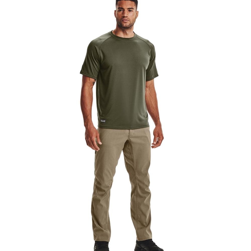 Under Armour Tech Short Sleeve T-Shirt, Green | All Security Equipment