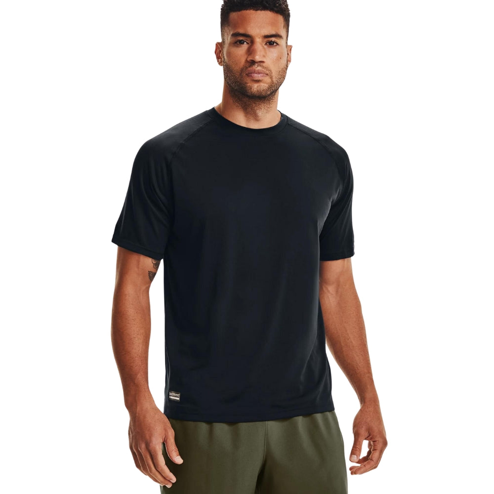 Under Armour Tech Short Sleeve T-Shirt (Navy) | All Security Equipment