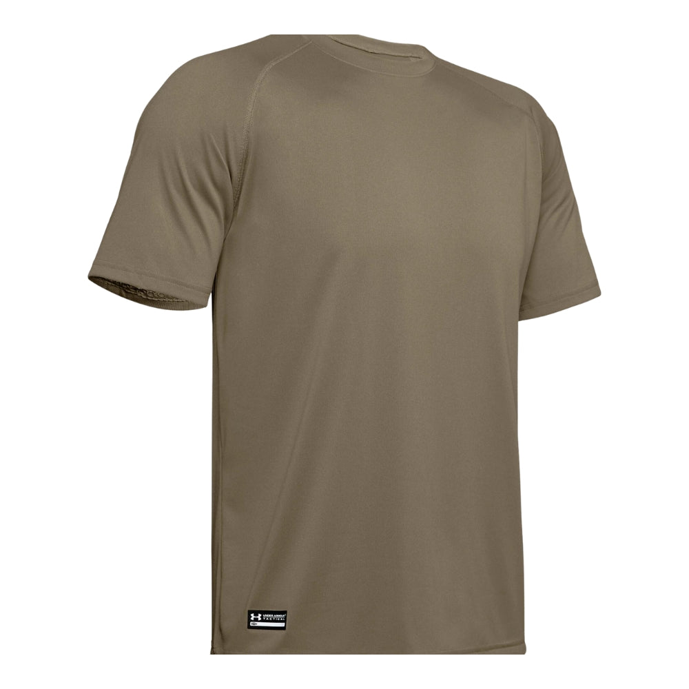 Under Armour Tech Short Sleeve T-Shirt (Tan) | All Security Equipment