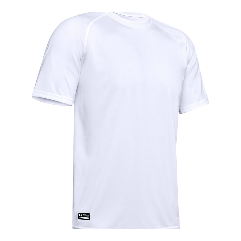 Under Armour Tech Short Sleeve T-Shirt, White | All Security Equipment