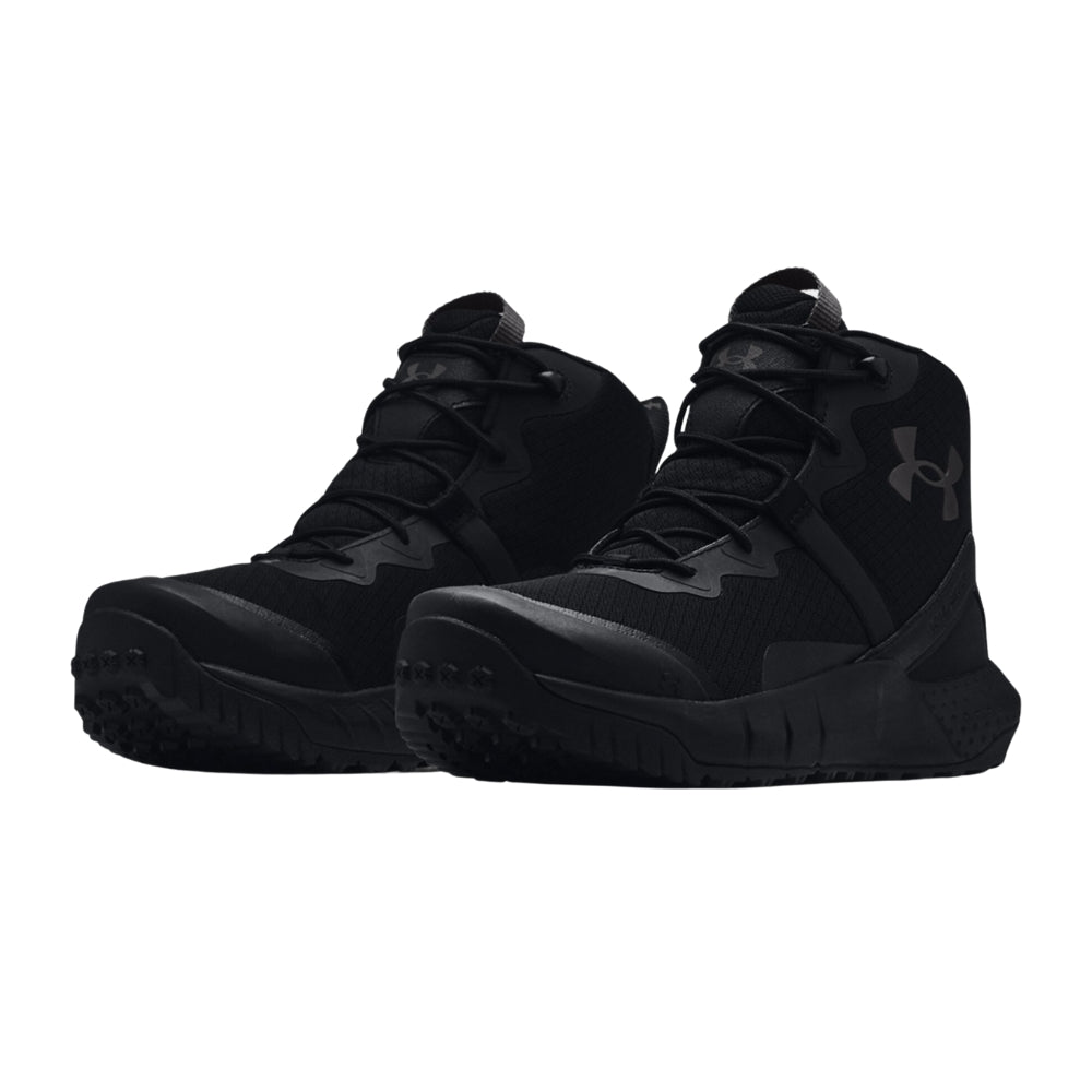 Under Armour Valsetz Mid Boots, Zip (Black) | All Security Equipment