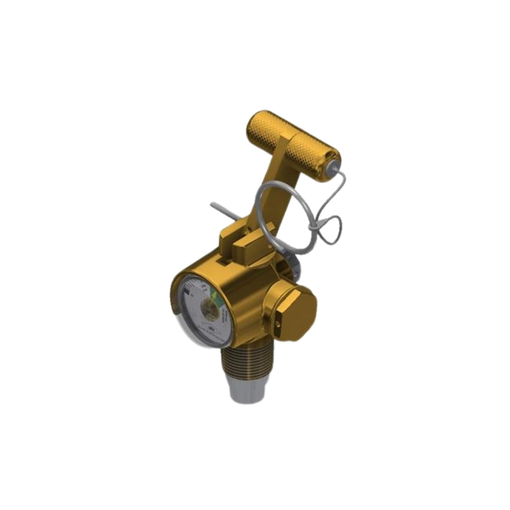 Amerex Nitrogen Valve with Gauge “T” Handle Quick Release 12467