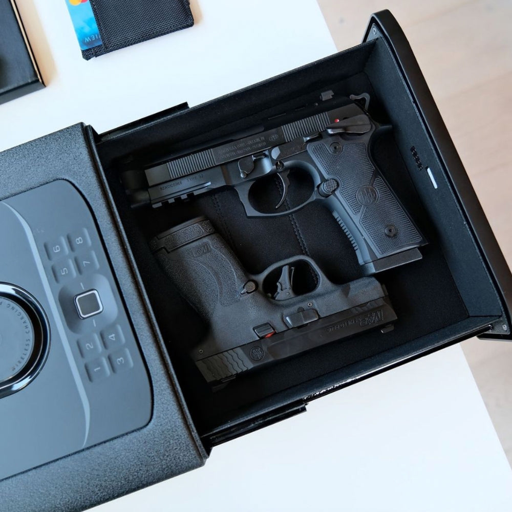 Vaultek DS5i Smart Station ViSN Biometric Safe in Covert Black | All Security Equipment