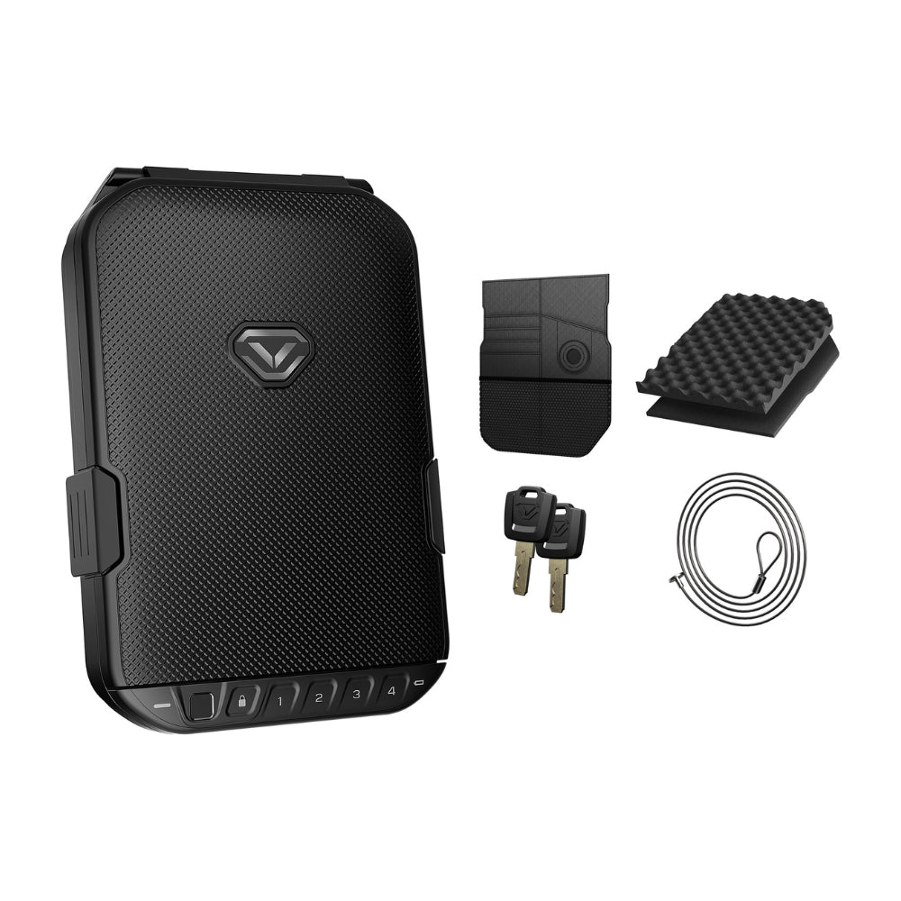 Vaultek LifePod 10 Biometric Portable Travel Lockbox in Covert Black | All Security Equipment