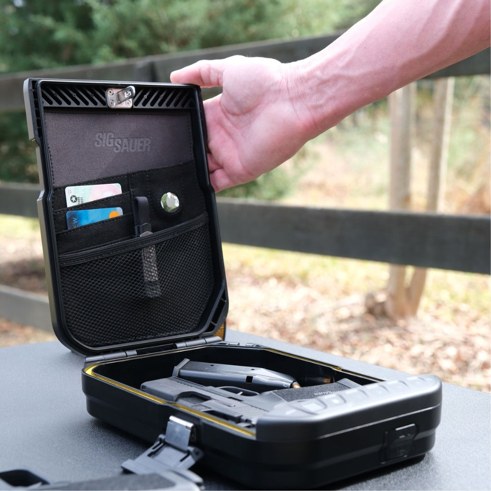 Vaultek LifePod 10 Biometric SIG SAUER Edition Portable Travel Lockbox | All Security Equipment