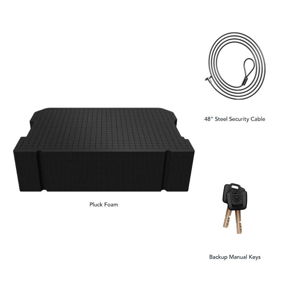 Vaultek LifePod XT Portable Biometric Travel Lockbox with Pluck Foam | All Security Equipment