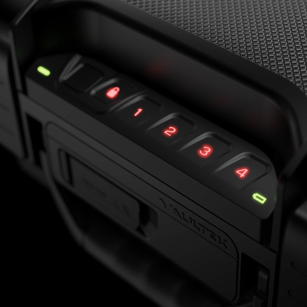 Vaultek LifePod XT Portable Biometric Travel Lockbox with Pluck Foam | All Security Equipment