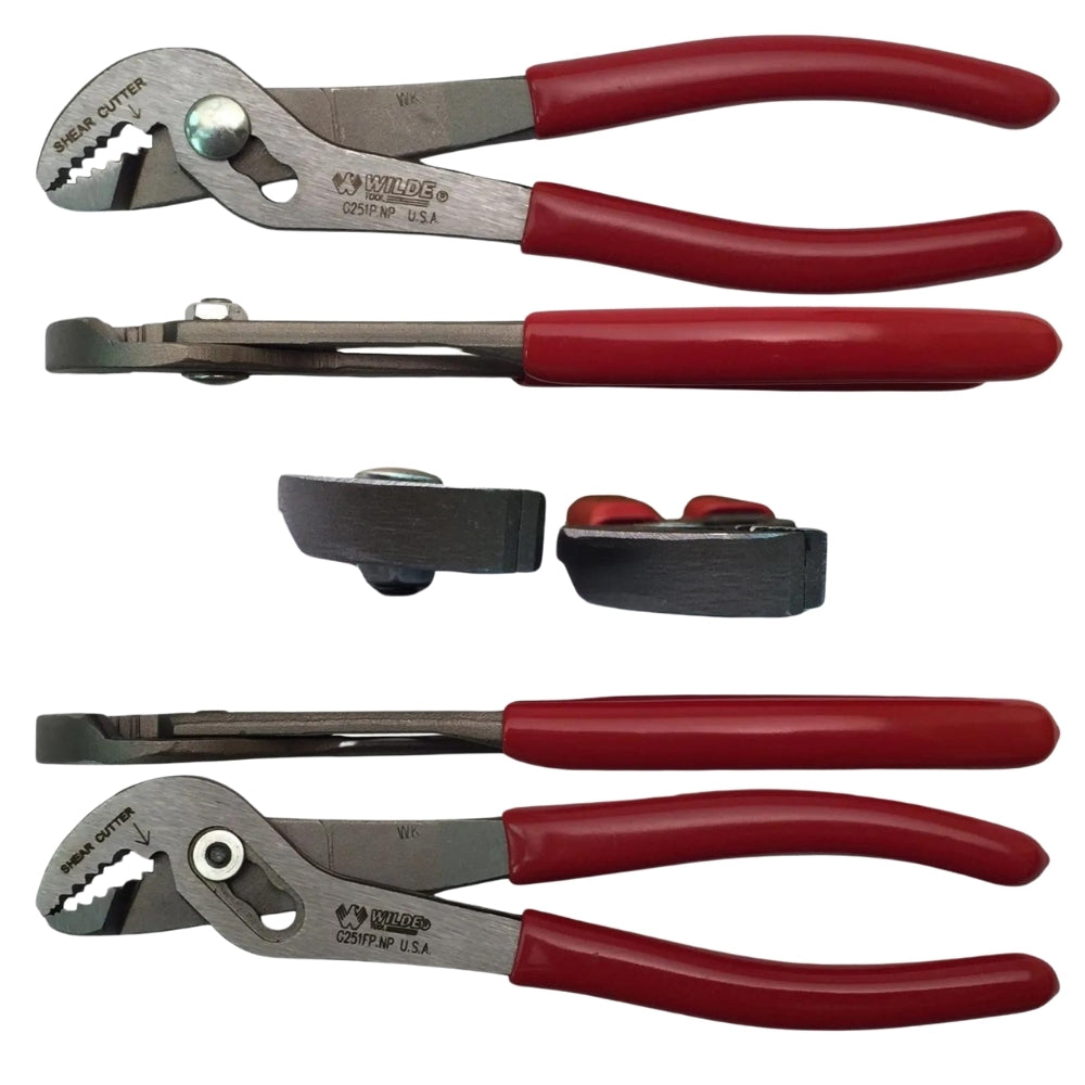 Wilde Tool G250NP Winkelzange – 5 Zoll, Slip Joint, Abgewinkelte Spitze, Made In USA, Lebenslange Garantie Wilde Tool G250NP Zange