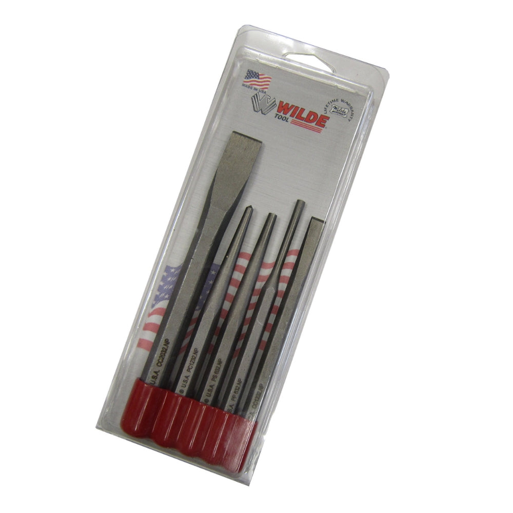 Wilde Tool 5 Piece Punch and Chisel Set K5 K 5.NPVP