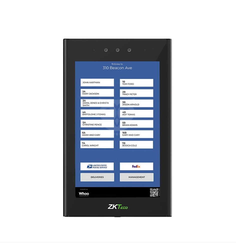 ZKTeco Aura12 Weatherproof Smart Intercom System | All Security Equipment