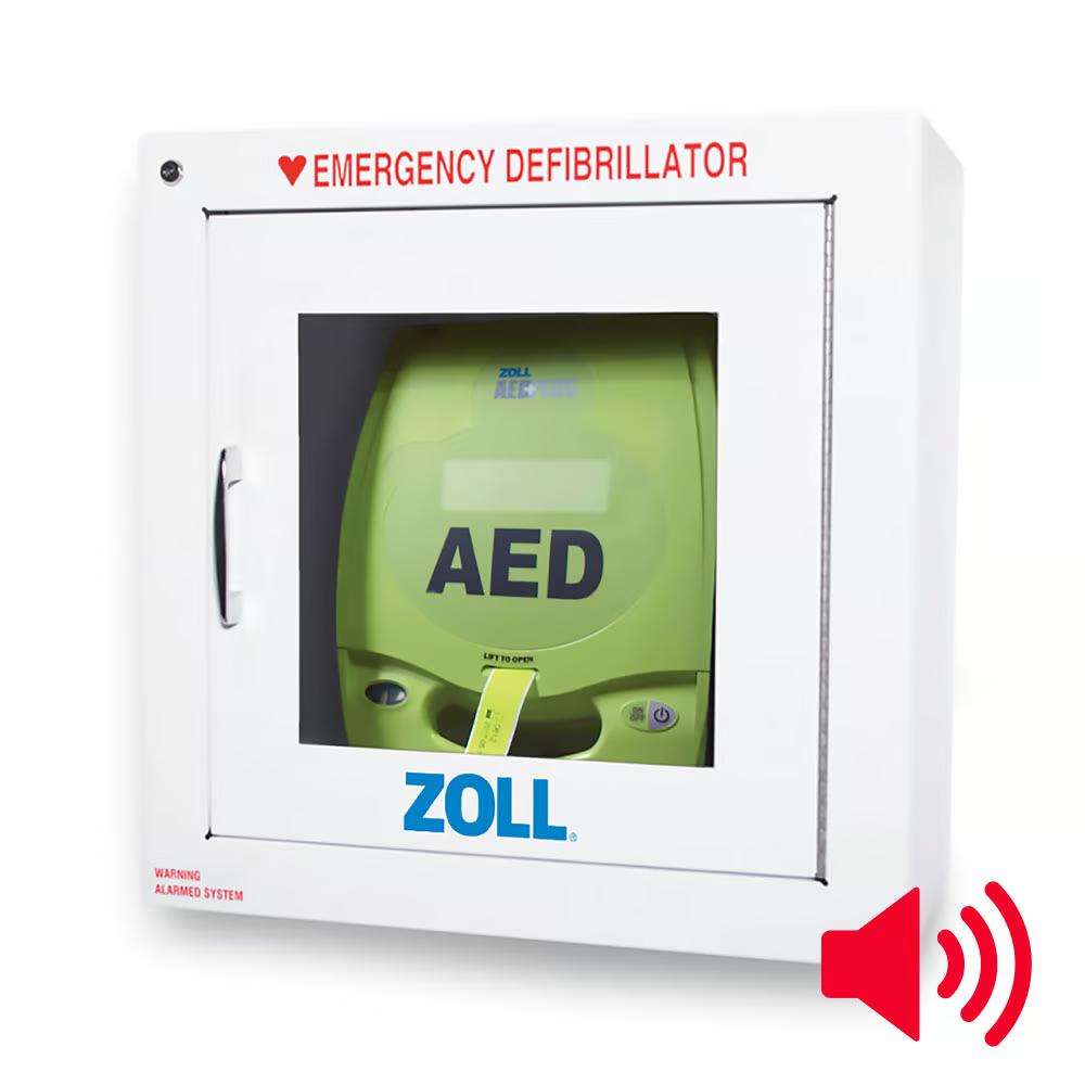 Zoll AED Plus Surface Mount Cabinet w/Alarm | All Security Equipment