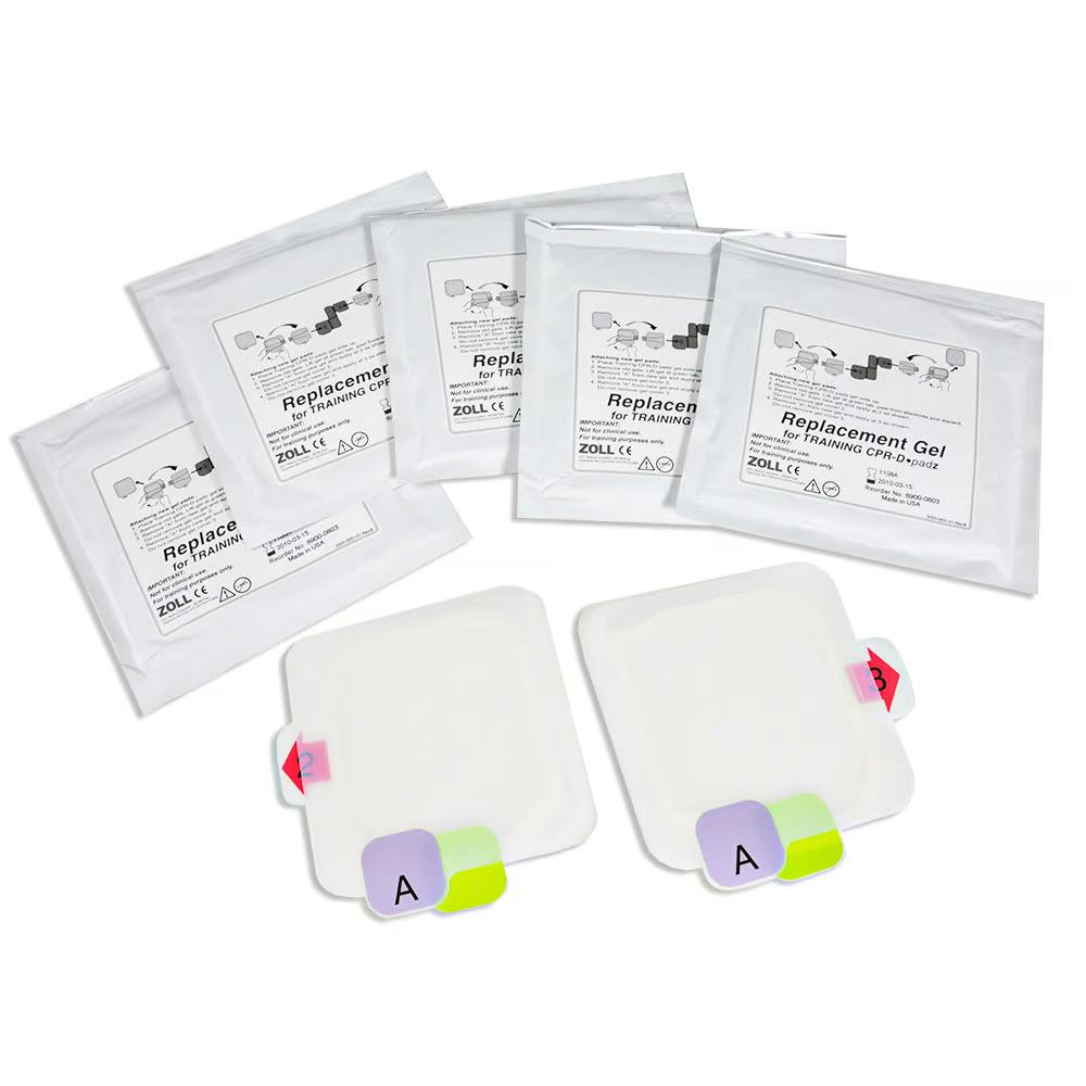 Zoll AED Plus Trainer Adhesive Pads (5 pairs) | All Security Equipment