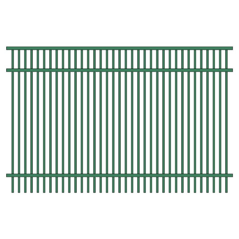 Commercial Fence 4’ H x 6’ W Aluminum Long Islander Style - iDeal