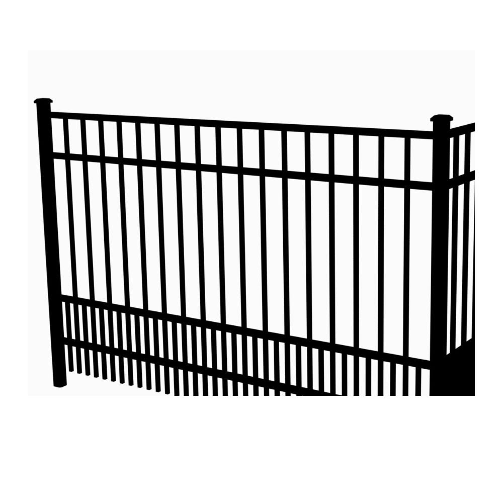 Commercial Fence 4’ H x 6’ W Aluminum Long Islander Style - iDeal