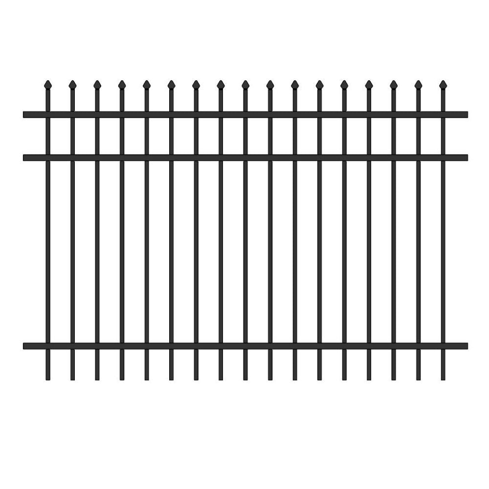 Parkway Fence 4’ H x 6’ W Aluminum Maine Style - iDeal