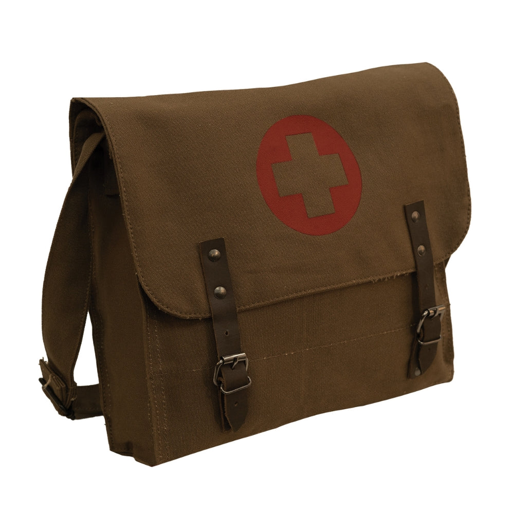 Rothco Vintage Medic Canvas Bag With Cross | All Security Equipment - 2