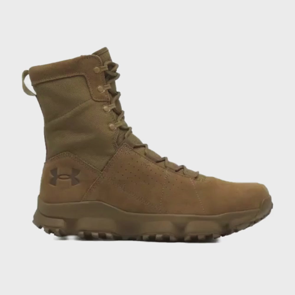 Under Armour Men's Tac Loadout Boots (Brown) | All Security Equipment