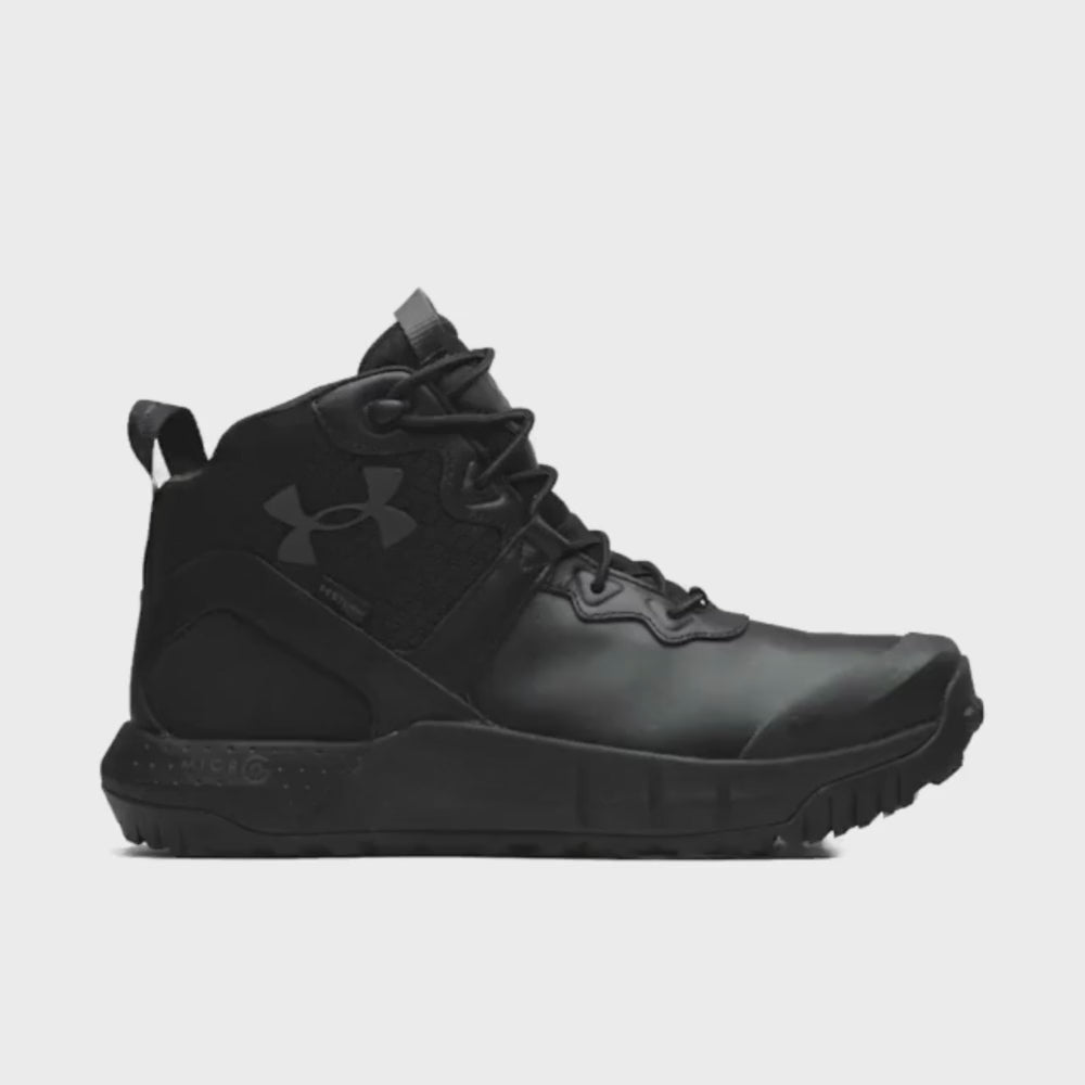 Under Armour UA Micro G Leather Valsetz Boots | All Security Equipment