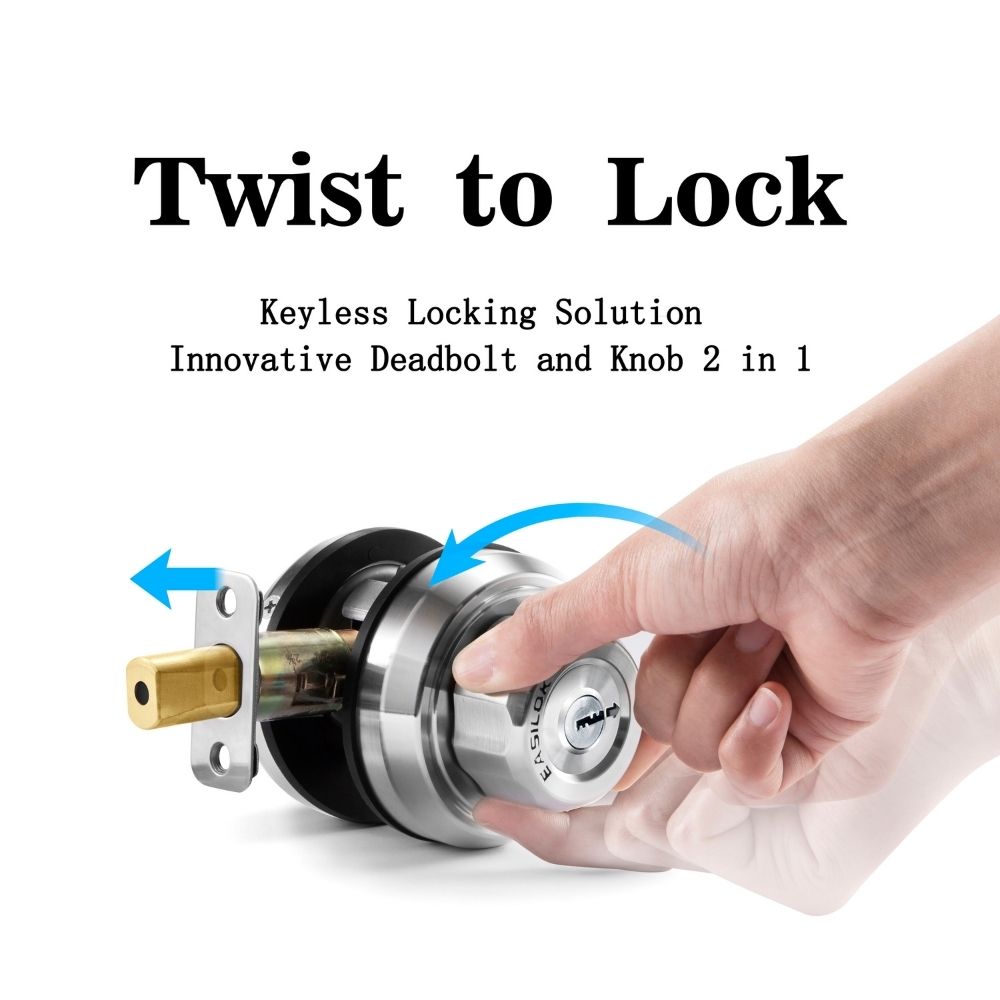 Easilok Single-Lock (Brass) E2-Bright Brass | All Security Equipment