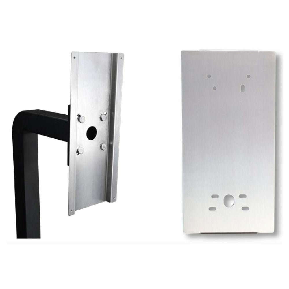 AES Architectural Stainless Steel Mounting Plate ABK-PED-SS-PLT