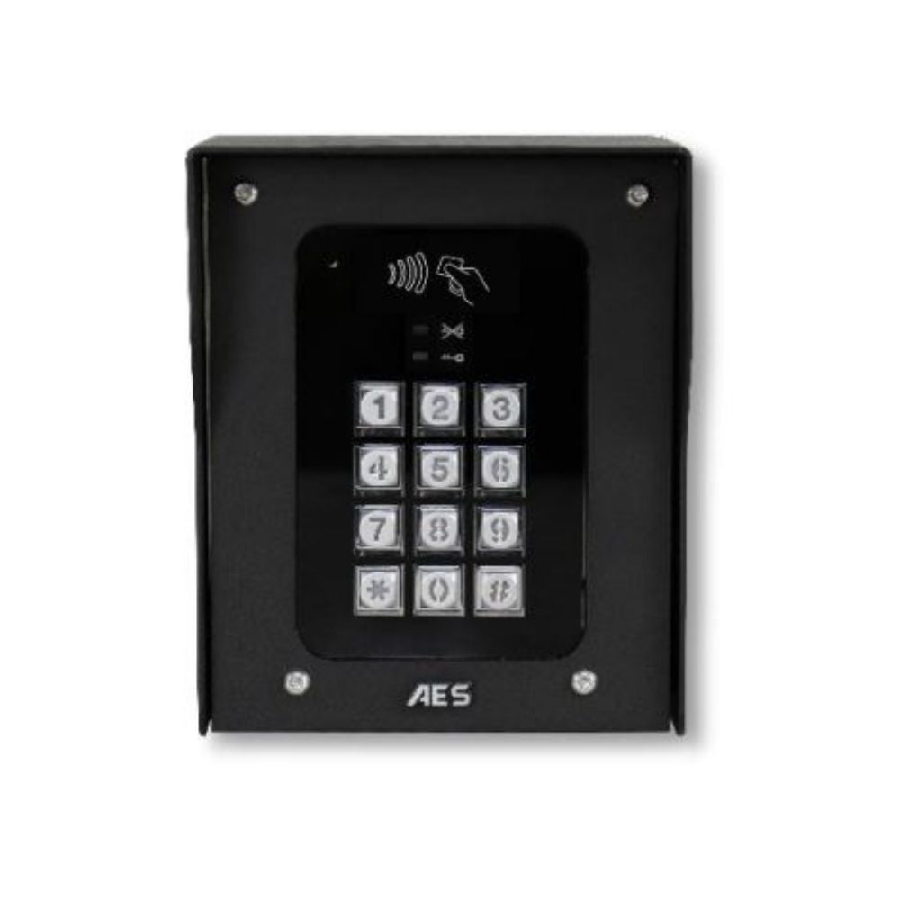 AES Auxiliary Pedestal Mount Keypad & Card Reader KEY-AUX-PBPK-US