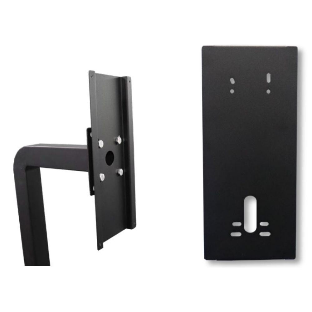 AES Imperial Black Mounting Plate IBK-PED-B-PLT | All Security Equipment