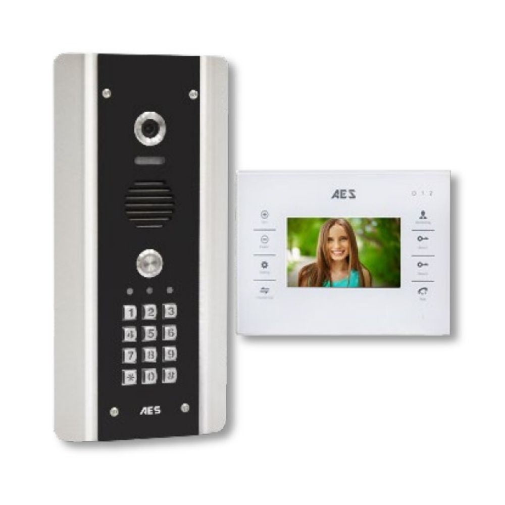 AES Styluscom Video Intercom Mount with Monitor and Keypad  
