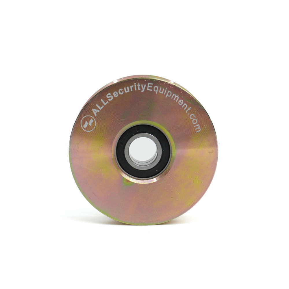 3 inch Heavy-Duty V-Groove Wheel FAS-RM-WHL-3-GLD | All Security Equipment 3/3