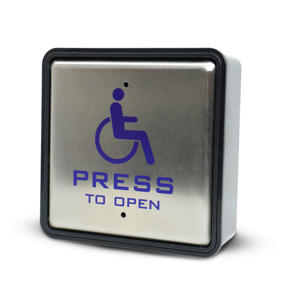ASE ADA Stainless Steel Push Button | FASADAPB