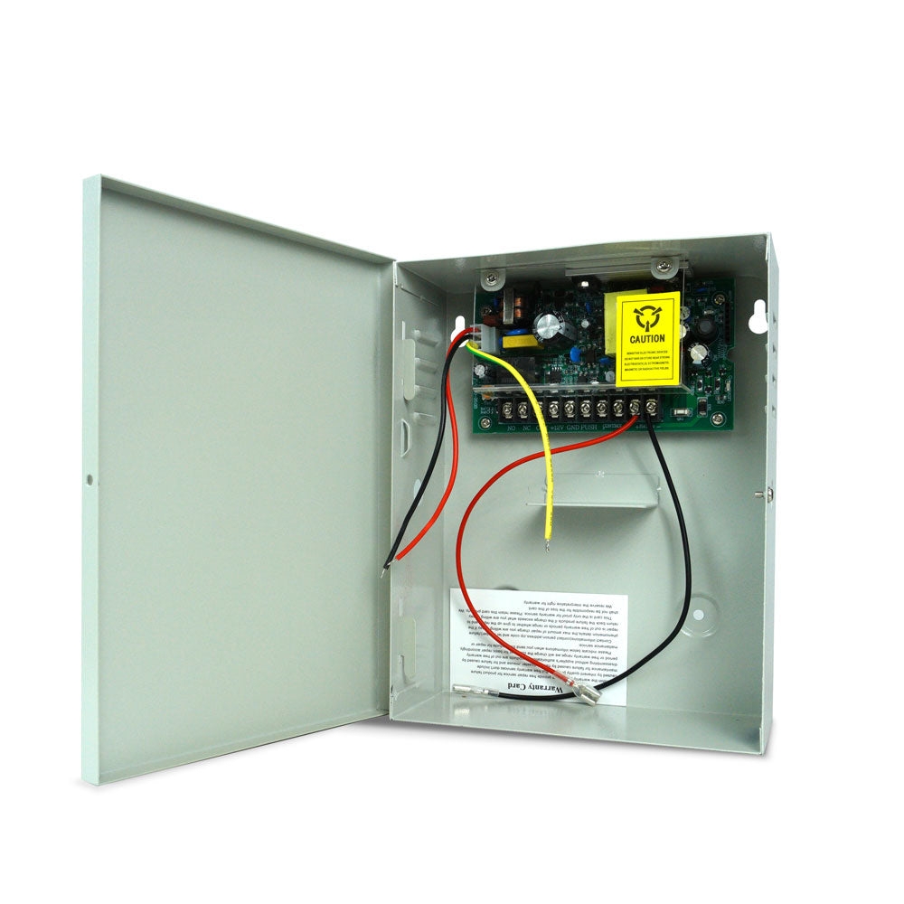 Low Voltage Control Box with Power Supply 12V/5A FAS-CTRLBOX | All Security Equipment