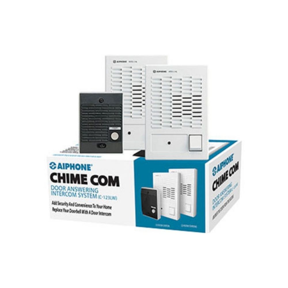 Aiphone Dual Master ChimeCom Set C-123LW | All Security Equipment