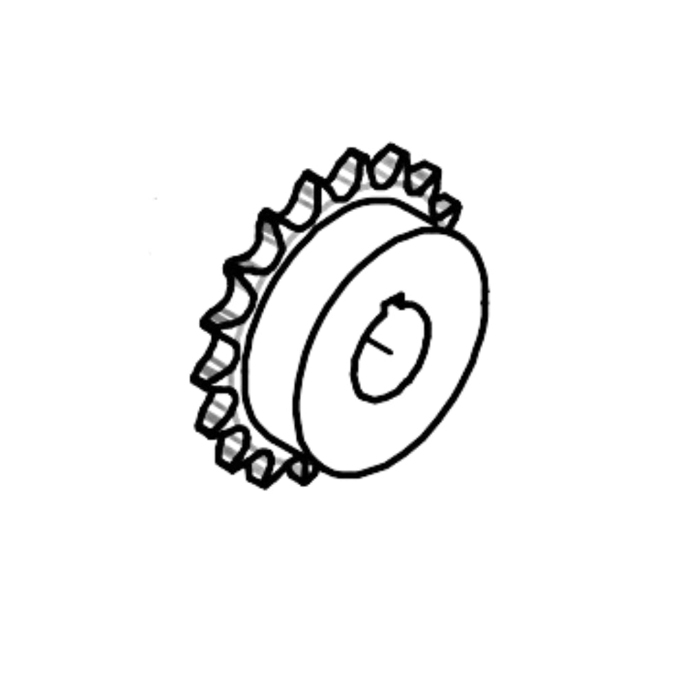 All-O-Matic Gearbox Large Input Drive Sprocket 50B18TX1.125