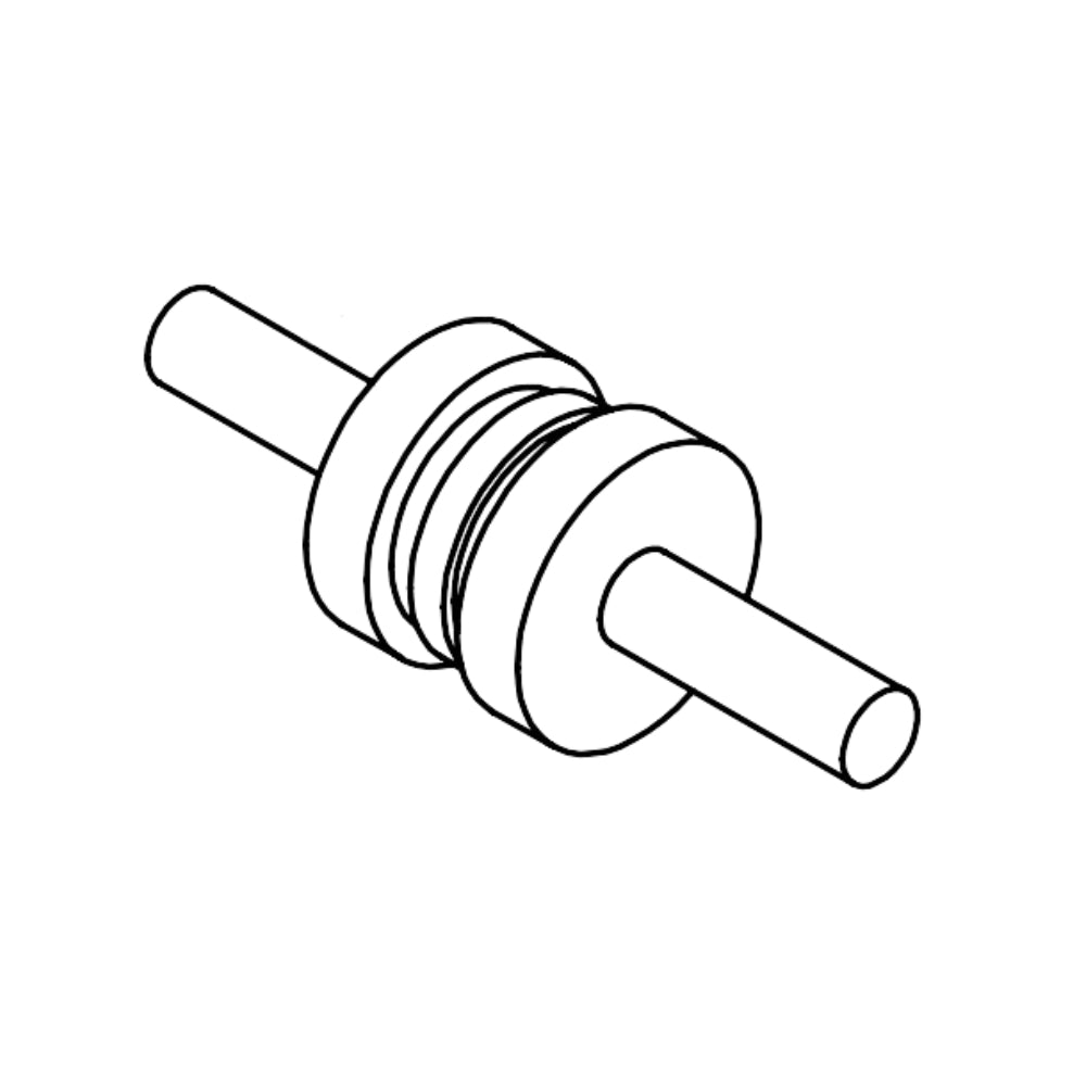 All-O-Matic Overhead End Plastic Front Idler with Shaft EIR-200