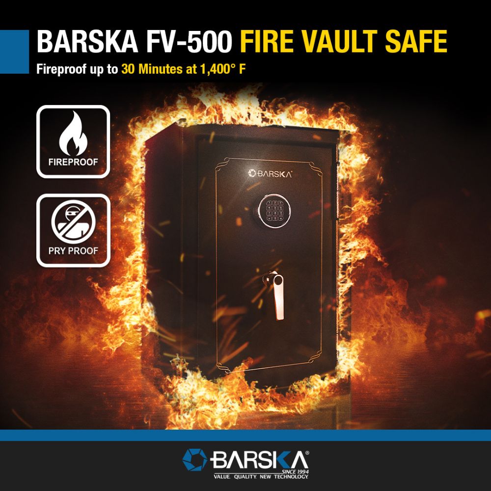 BARSKA FV-500 Fire Vault Safe | All Security Equipment